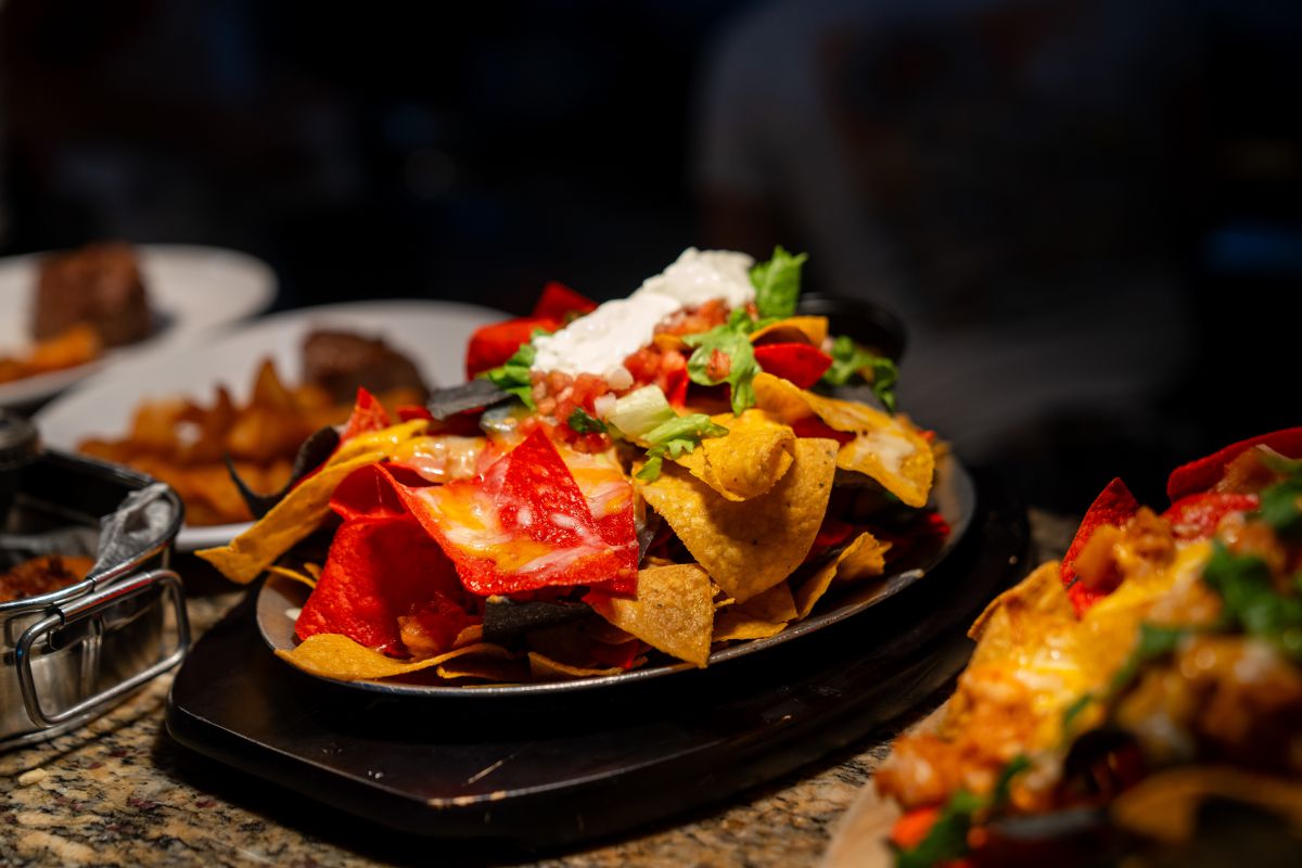 Fresh local seafood presented on the plate at Bayside Grille